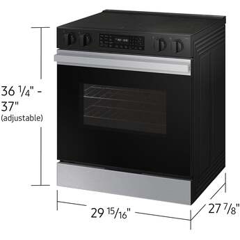 Samsung NSE6DG8100SR Bespoke Smart Slide-In Electric Range 6.3 cu. ft. Stainless Steel — thumbnail 34