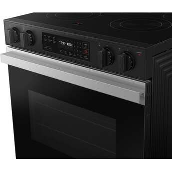 Samsung NSE6DG8100SR Bespoke Smart Slide-In Electric Range 6.3 cu. ft. Stainless Steel — thumbnail 4