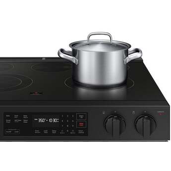 Samsung NSE6DG8100SR Bespoke Smart Slide-In Electric Range 6.3 cu. ft. Stainless Steel — thumbnail 5