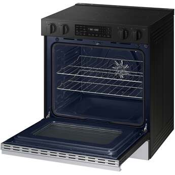 Samsung NSE6DG8300SR 6.3 Cubic Foot Electric Slide In Range Convection Self Clean Air Fry: Stainless Steel — thumbnail 28