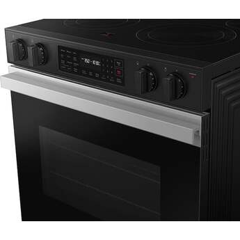 Samsung NSE6DG8300SR 6.3 Cubic Foot Electric Slide In Range Convection Self Clean Air Fry: Stainless Steel — thumbnail 30
