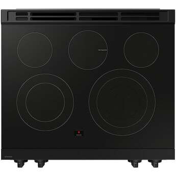 Samsung NSE6DG8300SR 6.3 Cubic Foot Electric Slide In Range Convection Self Clean Air Fry: Stainless Steel — thumbnail 5
