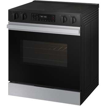 Samsung NSE6DG8300SR 6.3 Cubic Foot Electric Slide In Range Convection Self Clean Air Fry: Stainless Steel — thumbnail 9