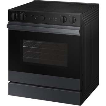 Samsung NSE6DG8500MT 6.3 Cubic Foot Electric Slide In Range Smart Dial Convection Self Matte Black Steel — thumbnail 12