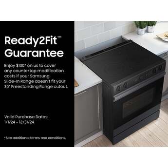 Samsung NSE6DG8500MT 6.3 Cubic Foot Electric Slide In Range Smart Dial Convection Self Matte Black Steel — thumbnail 28
