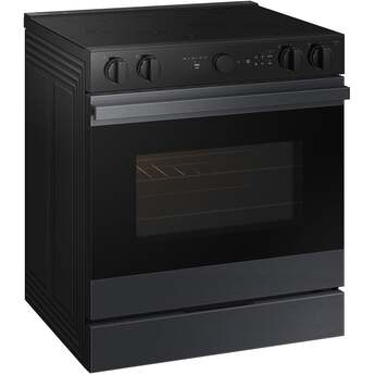 Samsung NSE6DG8500MT 6.3 Cubic Foot Electric Slide In Range Smart Dial Convection Self Matte Black Steel — thumbnail 6