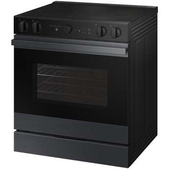 Samsung NSE6DG8500MT 6.3 Cubic Foot Electric Slide In Range Smart Dial Convection Self Matte Black Steel — thumbnail 7