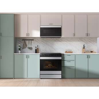 Samsung NSE6DG8500SR 6.3 Cubic Foot Electric Slide In Range Smart Dial Convection Self Stainless Steel — thumbnail 10
