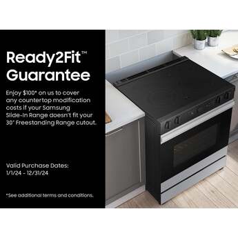 Samsung NSE6DG8500SR 6.3 Cubic Foot Electric Slide In Range Smart Dial Convection Self Stainless Steel — thumbnail 6