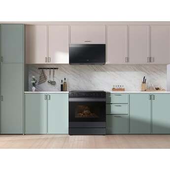 Samsung NSE6DG8502MT Bespoke Smart Slide-In Electric Range 6.3 Cu. Ft. Matte Black Steel — thumbnail 2