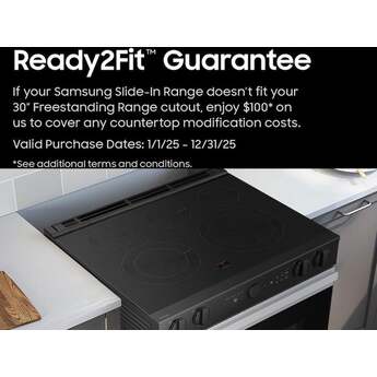 Samsung NSE6DG8502MT Bespoke Smart Slide-In Electric Range 6.3 Cu. Ft. Matte Black Steel — thumbnail 7