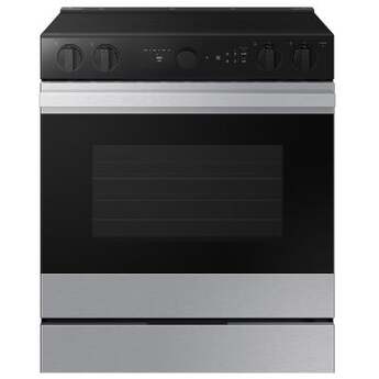 Samsung NSE6DG8502SR Bespoke Smart Slide-In Electric Range 6.3 Cu. Ft. Stainless Steel
