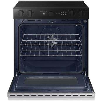 Samsung NSE6DG8502SR Bespoke Smart Slide-In Electric Range 6.3 Cu. Ft. Stainless Steel — thumbnail 2