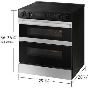 Samsung NSE6DG8550SR Bespoke Slide-In Electric Range Smart Stainless Steel — thumbnail 10