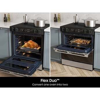 Samsung NSE6DG8550SR Bespoke Slide-In Electric Range Smart Stainless Steel — thumbnail 16
