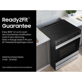 Samsung NSE6DG8700SR 30 Inch Slide-In Electric Smart Range Stainless Steel — thumbnail 3