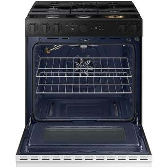Samsung NSG6DB870012 30 Inch Slide-In Gas Smart Range White Glass — thumbnail 13