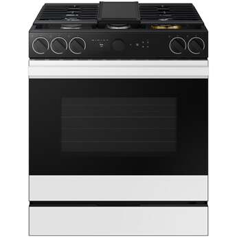 Samsung NSG6DB870012 30 Inch Slide-In Gas Smart Range White Glass — thumbnail 15