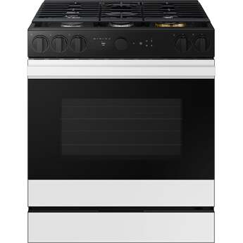 Samsung NSG6DB870012 30 Inch Slide-In Gas Smart Range White Glass — thumbnail 17
