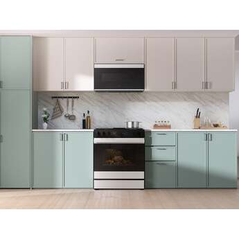 Samsung NSG6DB870012 30 Inch Slide-In Gas Smart Range White Glass — thumbnail 20