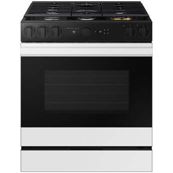 Samsung NSG6DB870012 30 Inch Slide-In Gas Smart Range White Glass — thumbnail 21