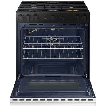 Samsung NSG6DB870012 30 Inch Slide-In Gas Smart Range White Glass — thumbnail 26