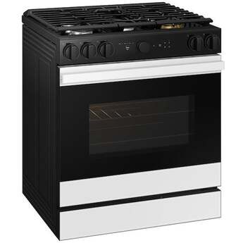 Samsung NSG6DB870012 30 Inch Slide-In Gas Smart Range White Glass — thumbnail 27