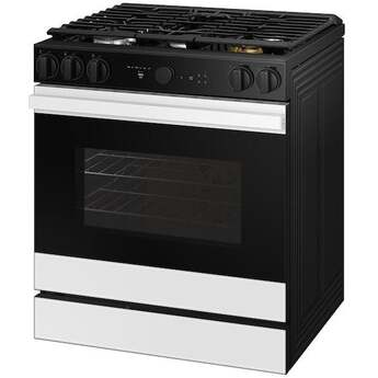 Samsung NSG6DB870012 30 Inch Slide-In Gas Smart Range White Glass — thumbnail 38
