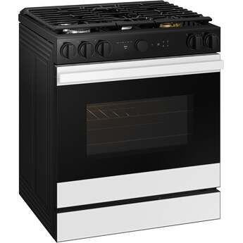 Samsung NSG6DB870012 30 Inch Slide-In Gas Smart Range White Glass — thumbnail 42