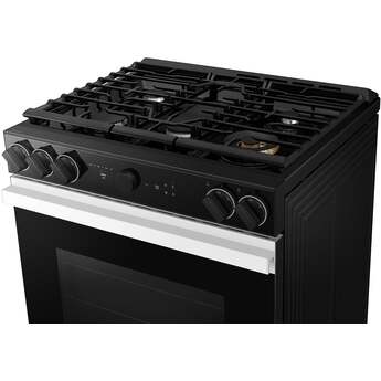 Samsung NSG6DB870012 30 Inch Slide-In Gas Smart Range White Glass — thumbnail 5