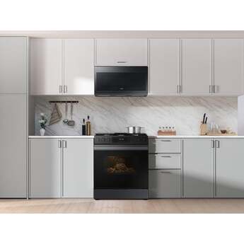 Samsung NSG6DG8100MT 6.0 Cubic Foot Gas Slide In Range Self Clean: Matte Black Matte Black Steel — thumbnail 19