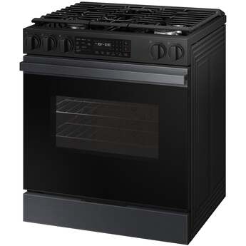 Samsung NSG6DG8100MT 6.0 Cubic Foot Gas Slide In Range Self Clean: Matte Black Matte Black Steel — thumbnail 29