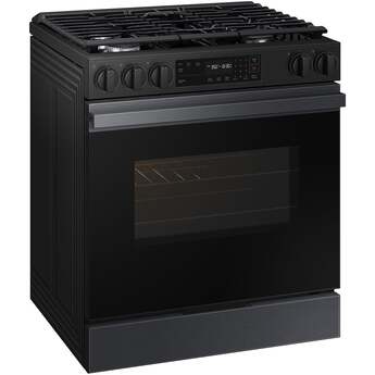 Samsung NSG6DG8100MT 6.0 Cubic Foot Gas Slide In Range Self Clean: Matte Black Matte Black Steel — thumbnail 32