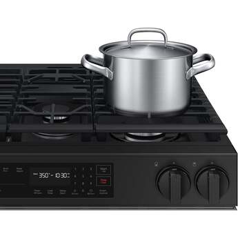 Samsung NSG6DG8100SR 6.0 Cubic Foot Gas Slide In Range Self Clean: Stainless Steel — thumbnail 14