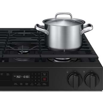 Samsung NSG6DG8100SR 6.0 Cubic Foot Gas Slide In Range Self Clean: Stainless Steel — thumbnail 2