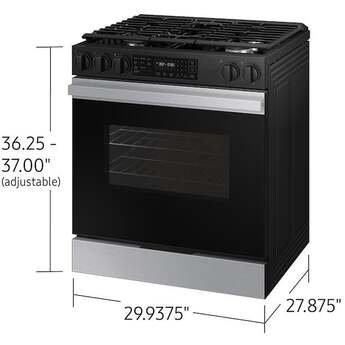 Samsung NSG6DG8100SR 6.0 Cubic Foot Gas Slide In Range Self Clean: Stainless Steel — thumbnail 26
