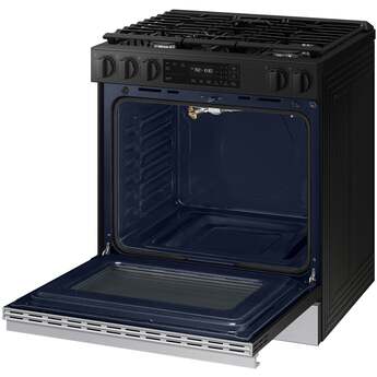 Samsung NSG6DG8100SR 6.0 Cubic Foot Gas Slide In Range Self Clean: Stainless Steel — thumbnail 6