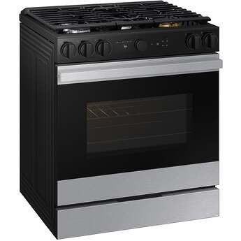 Samsung NSG6DG8500SR 30 Inch Slide-In Gas Smart Range Stainless Steel — thumbnail 2