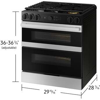 Samsung NSG6DG8550SR 30 Inch Slide-In Gas Smart Range Stainless Steel — thumbnail 12