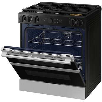 Samsung NSG6DG8550SR 30 Inch Slide-In Gas Smart Range Stainless Steel — thumbnail 9