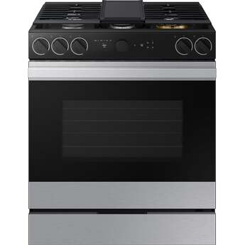 Samsung NSG6DG8700SR 30 Inch Slide-In Gas Smart Range Stainless Steel