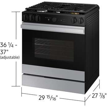 Samsung NSG6DG8700SR 30 Inch Slide-In Gas Smart Range Stainless Steel — thumbnail 20