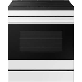 Samsung 6.3 Cubic Foot Induction Slide In Range Convection Self Clean Air Fry Bespoke: White Glass — thumbnail 11