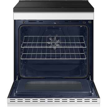 Samsung 6.3 Cubic Foot Induction Slide In Range Convection Self Clean Air Fry Bespoke: White Glass — thumbnail 26