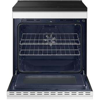 Samsung 6.3 Cubic Foot Induction Slide In Range Convection Self Clean Air Fry Bespoke: White Glass — thumbnail 29