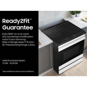 Samsung 6.3 Cubic Foot Induction Slide In Range Convection Self Clean Air Fry Bespoke: White Glass — thumbnail 37