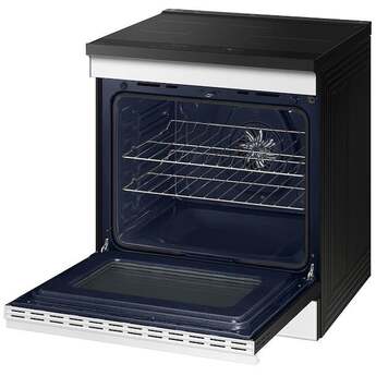 Samsung 6.3 Cubic Foot Induction Slide In Range Convection Self Clean Air Fry Bespoke: White Glass — thumbnail 38