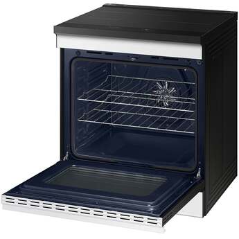 Samsung 6.3 Cubic Foot Induction Slide In Range Convection Self Clean Air Fry Bespoke: White Glass — thumbnail 42