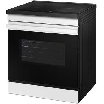 Samsung 6.3 Cubic Foot Induction Slide In Range Convection Self Clean Air Fry Bespoke: White Glass — thumbnail 43