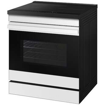 Samsung 6.3 Cubic Foot Induction Slide In Range Convection Self Clean Air Fry Bespoke: White Glass — thumbnail 15